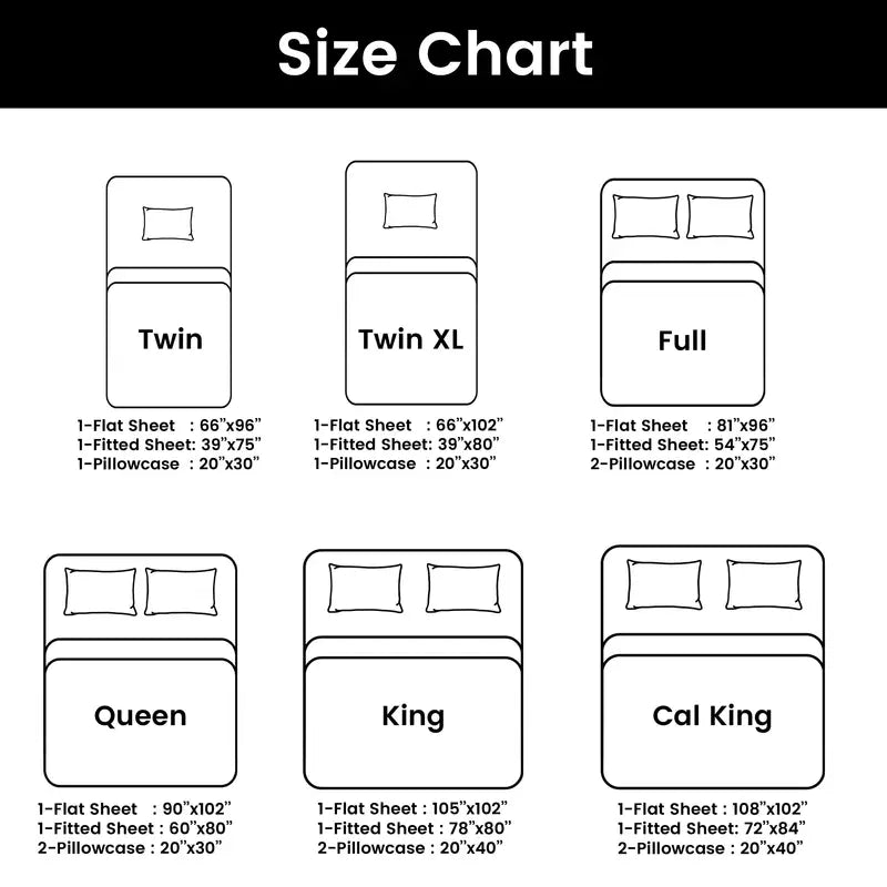 Lux Decor 4 Pieces Solid Bedsheets - 1800 Series Stylish Comfy Bedding Sheet Set - Hotel Luxury Skin Friendly Cooling Sheets & Embroidered Pillowcases